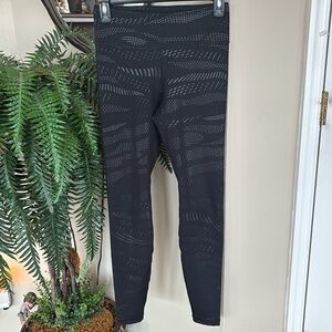 NWOT Nike Dri-Fit Power Black Reflective Running Training Leggings Tight Fit